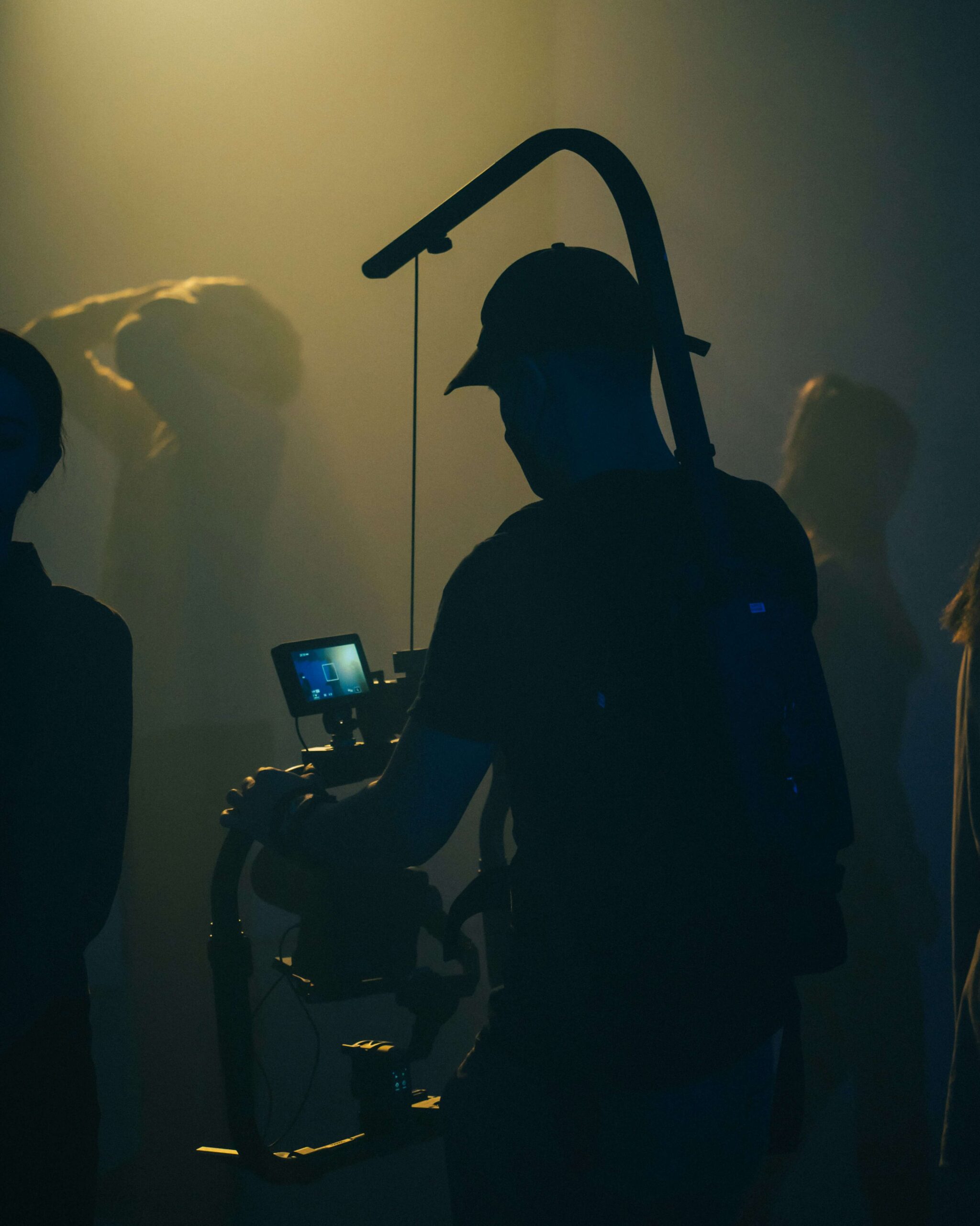 Red Passage Visual Communications crew filming a commercial video production on set